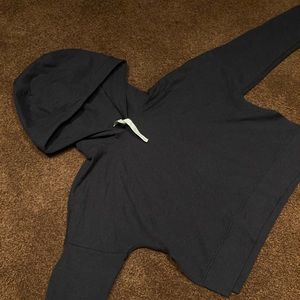 Lululemon Cropped Navy Sweatshirt